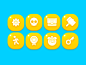 GUI Kit Yellow Kids Icon