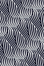 Looped - Matt Chase | #black and #white #stripe #pattern #design: