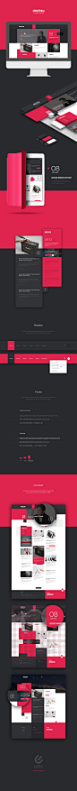 Dentsu by 莎莎 - UE设计平台-网页设计，设计交流，界面设计，酷站欣赏