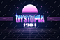 Dystopia 1984 text effect