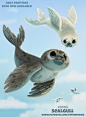 Daily Paint 2002# Sealgull, Piper Thibodeau