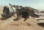 General 4096x2864 Star Wars Star Wars: The Force Awakens Star Destroyer desert crash