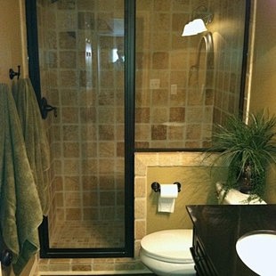 玻璃淋浴间 干湿两区分工明确,装修图片
