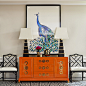 Jonathan Adler Turner Credenza : Modern Glamour.Chic Chinoiserie meets Park Avenue Flair. Our classic and elegant Turner Credenza is adorned with our signature honeycomb hardware. The oak veneer is available in custom lacquer shades or wire-brushed to dra