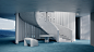 3D 3d architecture archviz c4d chandelier interior design  luxury minimal modern Render