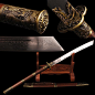 Folded Kangxi Sabre Chinese Dao Sword : Beautiful Chinese Sword, crafted using traditional forging techniques. Buy online with great prices, FREE Shipping, 100% money back guarantee.