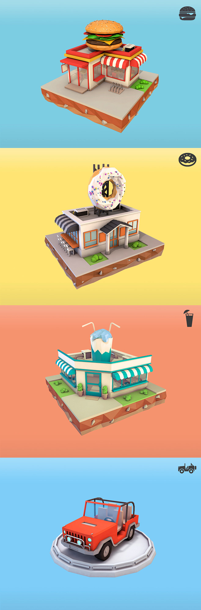 Low Poly City Pack :...