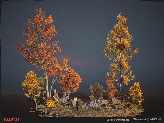 Redfall Deciduous Tr...