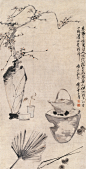  李方膺（1695-1755），中国清代画家。字虬仲，号晴江，别号秋池，抑园，白衣山人。为“扬州八怪”之一。通州（今江苏南通）人。出身官宦之家，曾任乐安县令、兰山县令、潜山县令、代理滁州知州等职，因遭诬告被罢官，去官后寓扬州借圆，自号借圆主人，以卖画为生。与李鱓、金农、郑燮等往来，工诗文书画，擅梅、兰、竹、菊、松、鱼等，注重师法传统和师法造化，能自成一格，其画笔法苍劲老厚，剪裁简洁，不拘形似，活泼生动。被列为扬州八怪之一。有《风竹图》、《游鱼图》、《墨梅图》等传世。著《梅花楼诗钞》。善画松、竹、兰、菊、梅