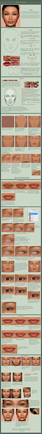 Massive Face Tutorial by ~gothic-icecream on deviantART, Resources for Art Students / Art School Portfolio Work at CAPI ::: Create Art Portfolio Ideas at milliande.com , How to Draw Faces