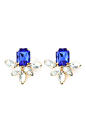 Bday present for myself? i thinks so. Deco Aife Earrings in Sapphire on Emma Stine Limited