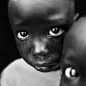Sad eyes. #BW #portrait #child