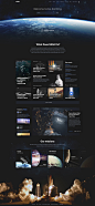 NASA website concept by Barbara Morrigan for Fireart Studio