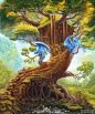 House on the tree by =Sedeptra on deviantART