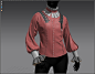 Victorian Shirt in MD, Laura Gallagher : Here's images from Marvelous Designer for this shirt that I'm working on as a personal project.