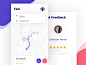 Taxi App UI track tracking maps map profile ios ux ui color app taxi