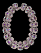 项链|里卡多·萨拉斯。 纯银，紫水晶，绿松石。 约 发布1960年