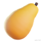 Papaya - @到位啦UI素材 3D水果高精度模型