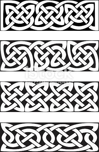 Celtic knot motifs. ...