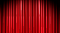 红色窗帘打开包括阿尔法亮度蒙版