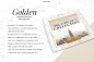 奢华大理石纹理风格画册杂志模板 GOLDEN-Theme-Magazine #1115670-平面素材-@美工云(meigongyun.com)