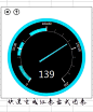 2013新体验——快速制作仪表盘式图表