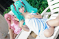 Miku bath towel by Izumi