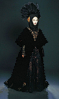 Queen Amidala the black invasion gown. Kiera Knightley wore this gown in the movie when she played Sabe. Natalie portman only wore it for the photos taken. She never wore it in the movie.: 