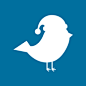 戴圣诞帽的小鸟图标 iconpng.com #Web# #UI# #素材#