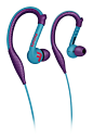 Amazon.com: Philips ActionFit SHQ3200PP/28 Earbuds Sports Earphones Earhook Stereo In-Ear Headphones (Purple and Blue): Electronics