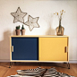 enfilade esprit scandinave et vintage. Mid century modern sideboard, scandinavian