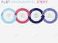 彩色环形箭头图表矢量图 免费下载 页面网页 平面电商 创意素材