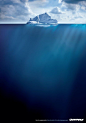 Greenpeace - Iceberg | #ads #marketing #creative #werbung #print #poster #advertising #campaign < found on www.fromupnorth.com pinned by www.BlickeDeeler.de | Follow us on www.facebook.com/blickedeeler
