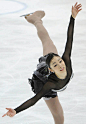 MOSCOW Russia Vancouver Olympic gold medalist Kim Yu Na of South Korea performs in the women's free program at the world figure skating championships...