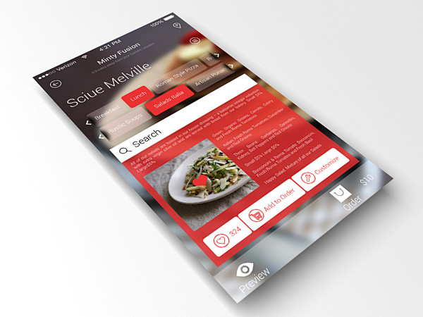 Mobile UI Design for...