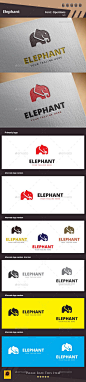 Elephant Logo Template (Transparent PNG, JPG Image, Vector EPS, AI Illustrator, TIFF Image, Resizable, CS, africa, animal, animals, art, big, blue, brand, corporate, creative, cute, design, elephant, elephants, head, huge, little, logo, media, modern, pro