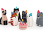 Funny Little Cats : Needle Felted Cats 