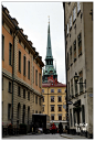 中世纪风貌 古香古色的风格    游斯德哥尔摩老城