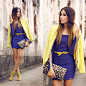 Displicent Dress, Dafiti Belt, Romwe Jacket, Dafiti Heels