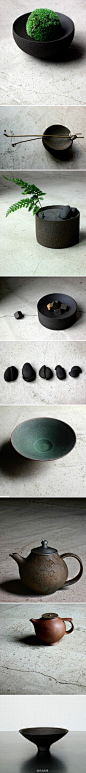 质朴出尘的陶艺作品，来自日本艺术家Kazunori Ohnaka