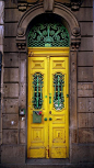 yellow door