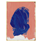 「红蓝配也有高级感」现代抽象红蓝色彩装饰画个性创意玄关墙壁画-淘宝网