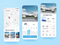 Flight app mobile design mobile ui mobile app user inteface online airline air ui ux design app airplane ticket flight applicaiton app  design ui deisgn user dashboard interface design ui