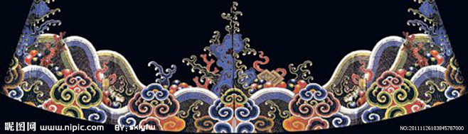云纹水纹中国传统刺绣布底纹大图 点击还原