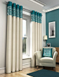 teal curtains Okay, if I get someone that sews, then here is an option: make me 1 set of curtains with teal and white, and don't get me anything else. I have no curtains in my living room and I really need them. Just an option to think about :): 