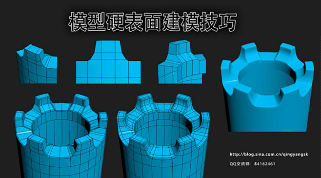 [转载]模型硬表面建模技巧