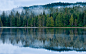 General 1600x1000 mist reflection lake forest water blue trees hills green nature landscape