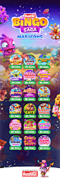 bingo casino game marketing icons map icons mobile game Mobile Game UI slot casual
