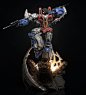 Transformers: Starscream Textured/painted - XM studio, Frederic Daoust : TExtured using the damaged metal Keyshot shader that i created for my A.R.A.C.H model that you can get here : 

https://1drv.ms/u/s!AmaL7p78W_Uxn1iJPsN_NwD8VASe