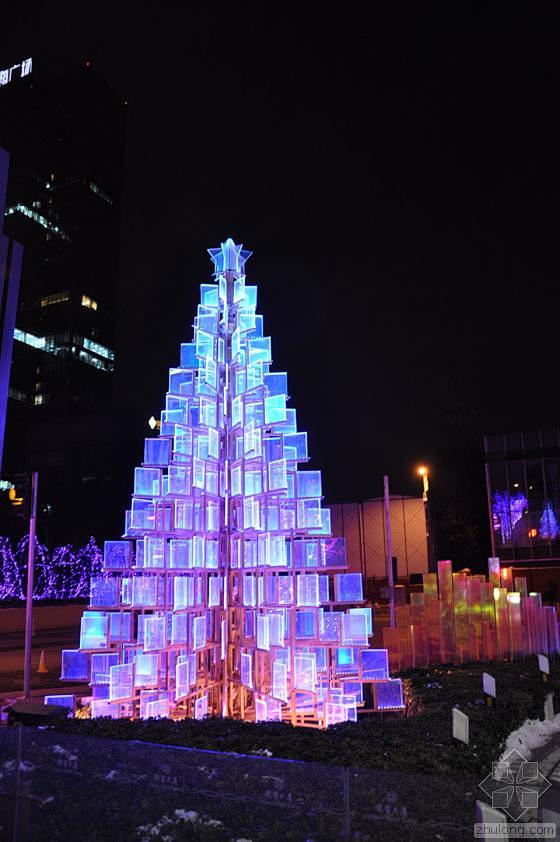 北京国贸三期圣诞节装置艺术外部-北京国贸...